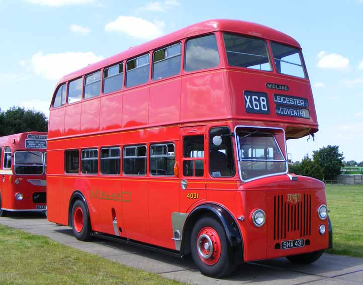 Midland Red Leyland Titan PD2 BMMO LD8 4031